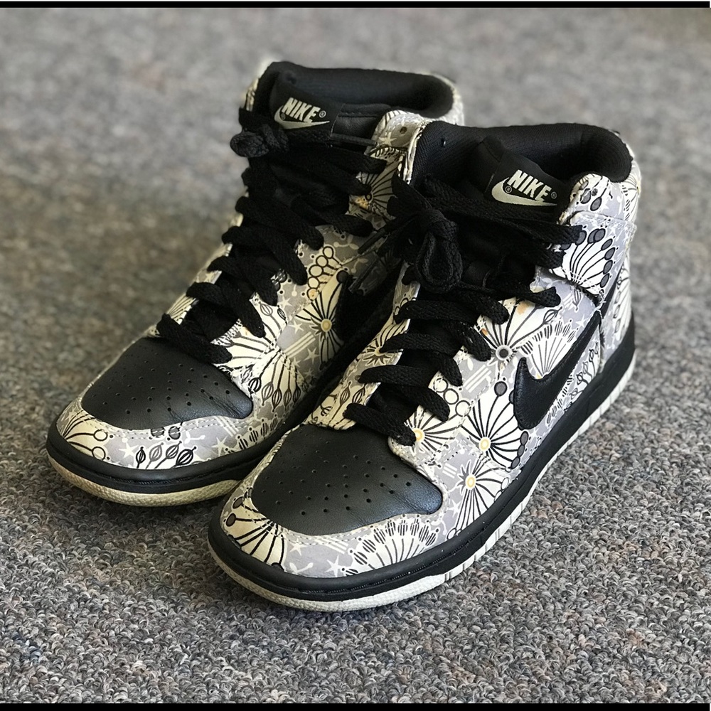 Nike Dunk hi skinny premium Liberty London Sz 8.5 - Picture 4 of 8